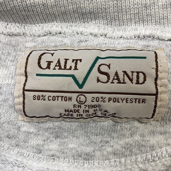 Vintage Galt Sand UW Badgers Football Rose Bowl 1994 Gray Crew Neck Sweatshirt - Picture 3 of 6